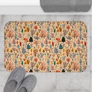 Autumn Forest Bath Mat