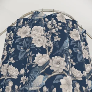 Chinoiserie Bird & Blossom Shower Curtain