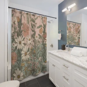 Daisy Wildflower Shower Curtain