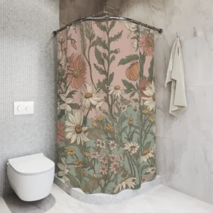 Daisy Wildflower Shower Curtain