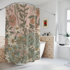 Daisy Wildflower Shower Curtain