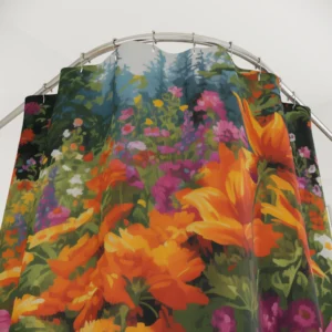 Lush Floral Shower Curtain