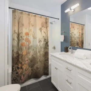 Misty Meadow At Dawn Shower Curtain