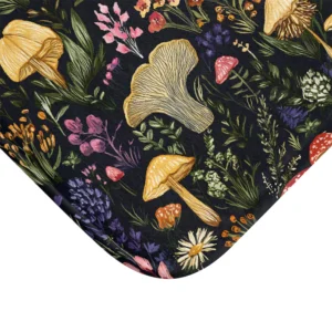 Mushroom & Botanical Bath Mat