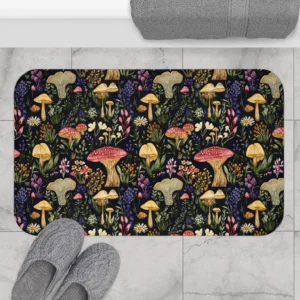 Mushroom & Botanical Bath Mat