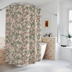Pink Rose Shower Curtain