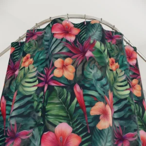 Vibrant Tropical Shower Curtain