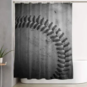 Baseball Sport Shower Curtain