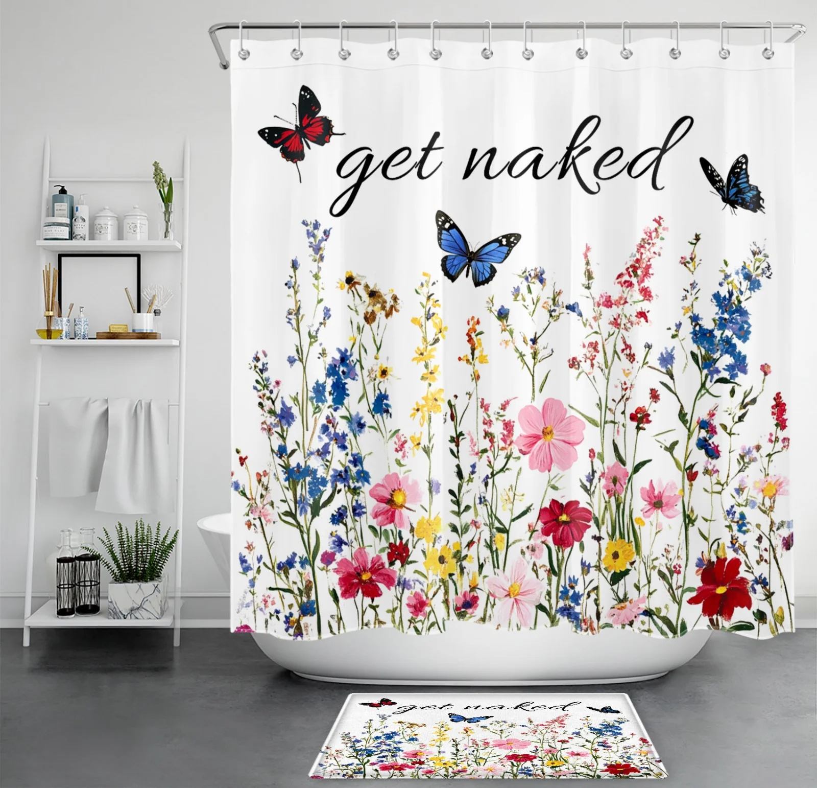 Summer Green Leaf Fruit Yellow Lemon Beige Shower Curtain