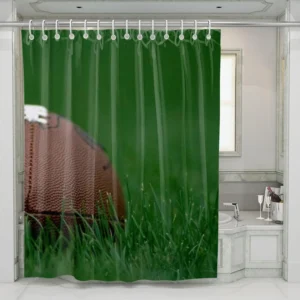 The Ball Of Football Shower Curtain