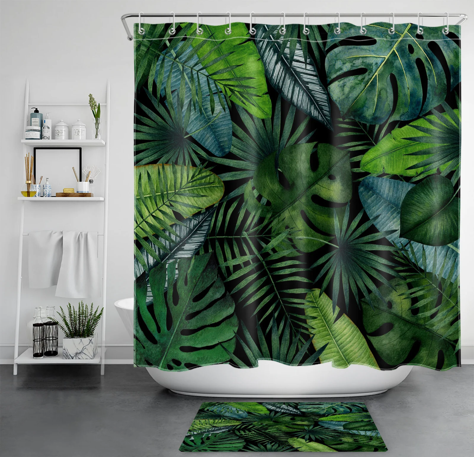 Coastal Ocean Funny Cat Riding Dolphin Shower Curtain