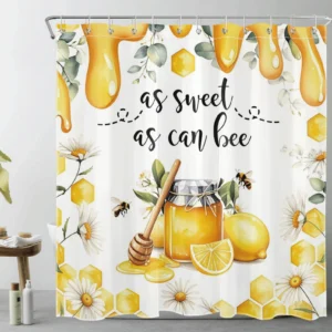 Summer Tropical Palm Tree Ocean Beach Shower Curtain