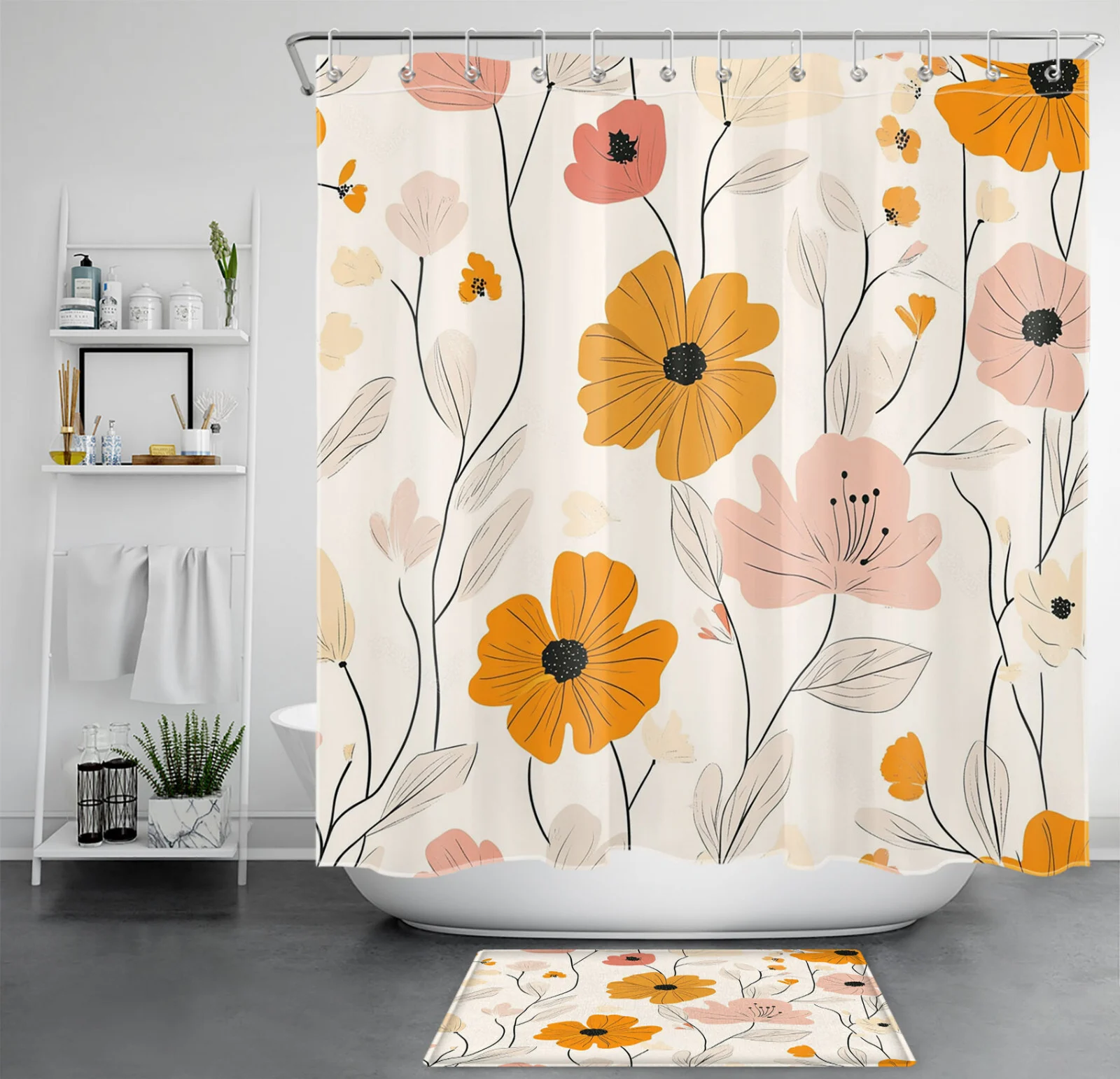 Funny Quotes Animal Donkey Black and White Shower Curtain