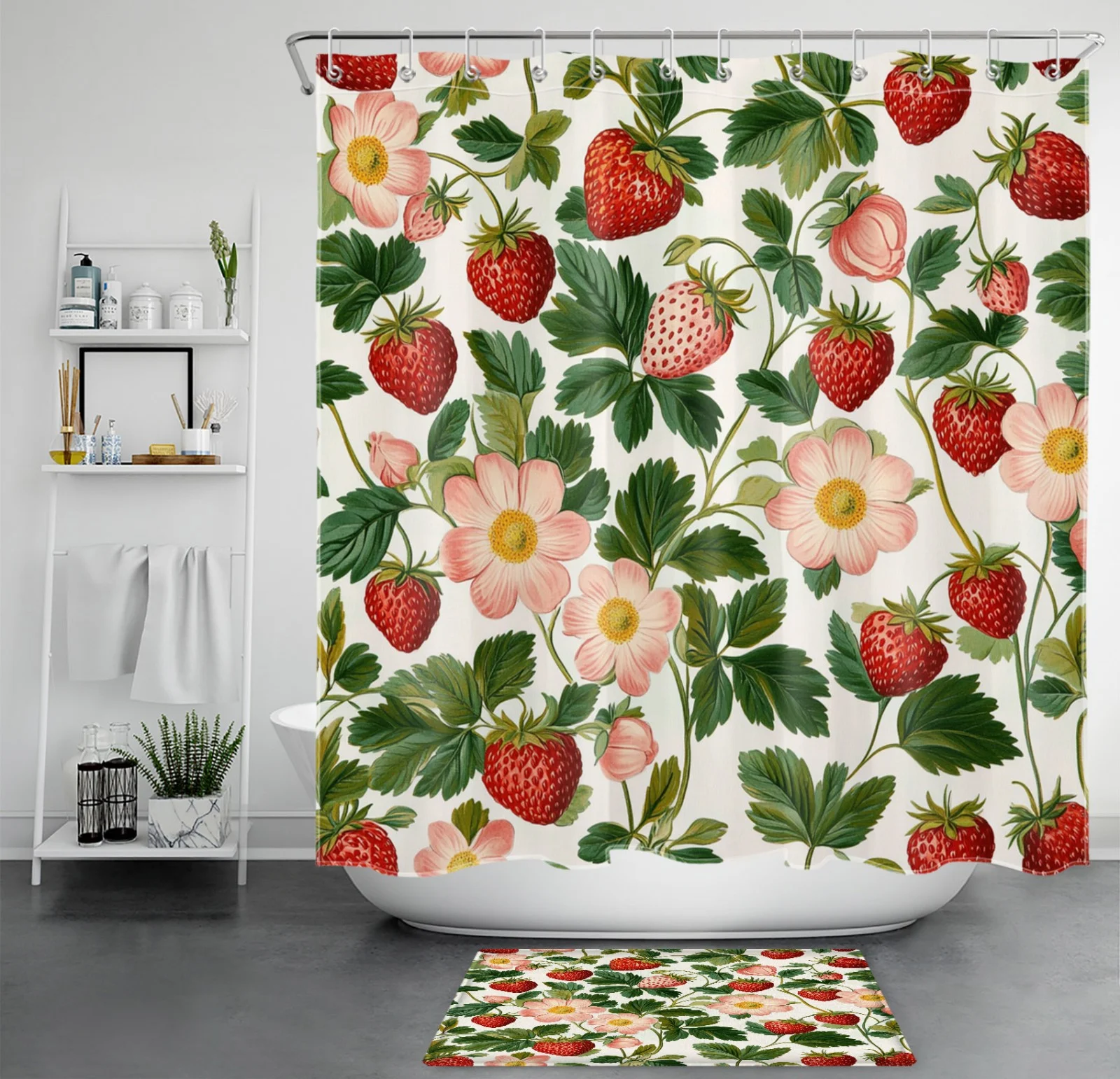 Pink and White Abstract Cute Pink Bow Shower Curtain Pink and White Abstract Cute Pink Bow Shower Curtain