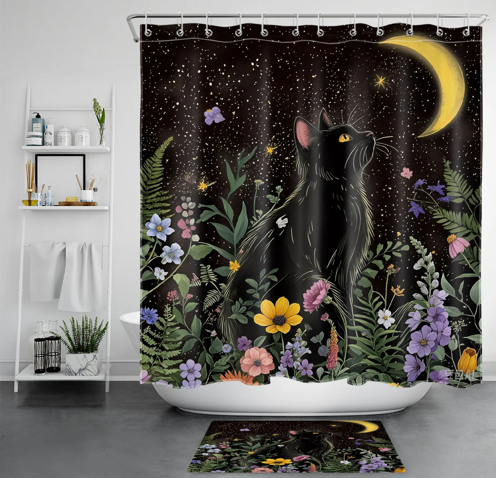 Beach Ocean Seashell Nautical Coastal Shower Curtain