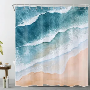 Butterfly Funny Cat Green Eucalyptus Leaf Shower Curtain