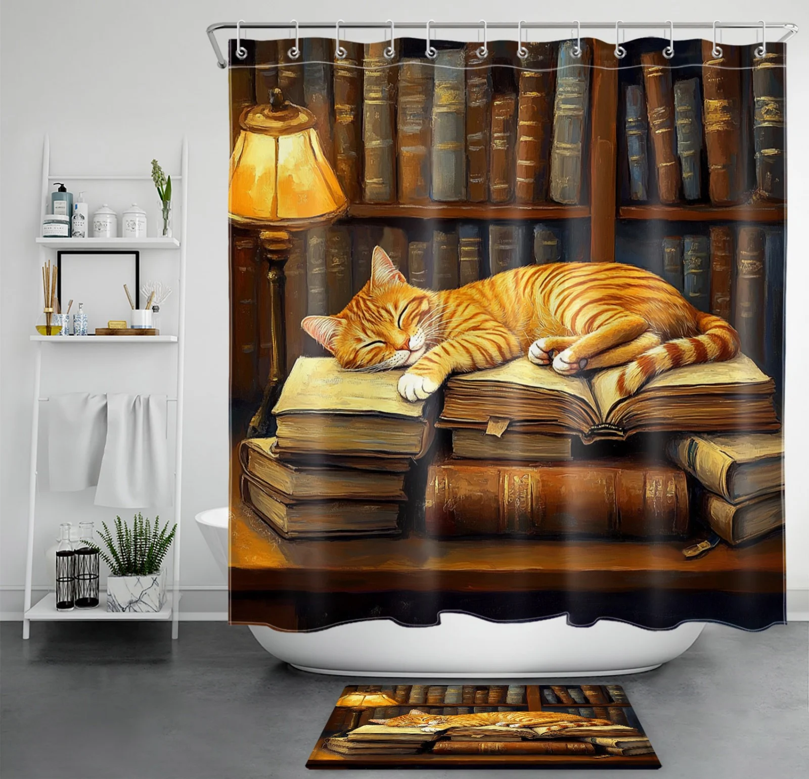 Rustic Farmhouse Plant Yellow Sunflower Shower Curtain