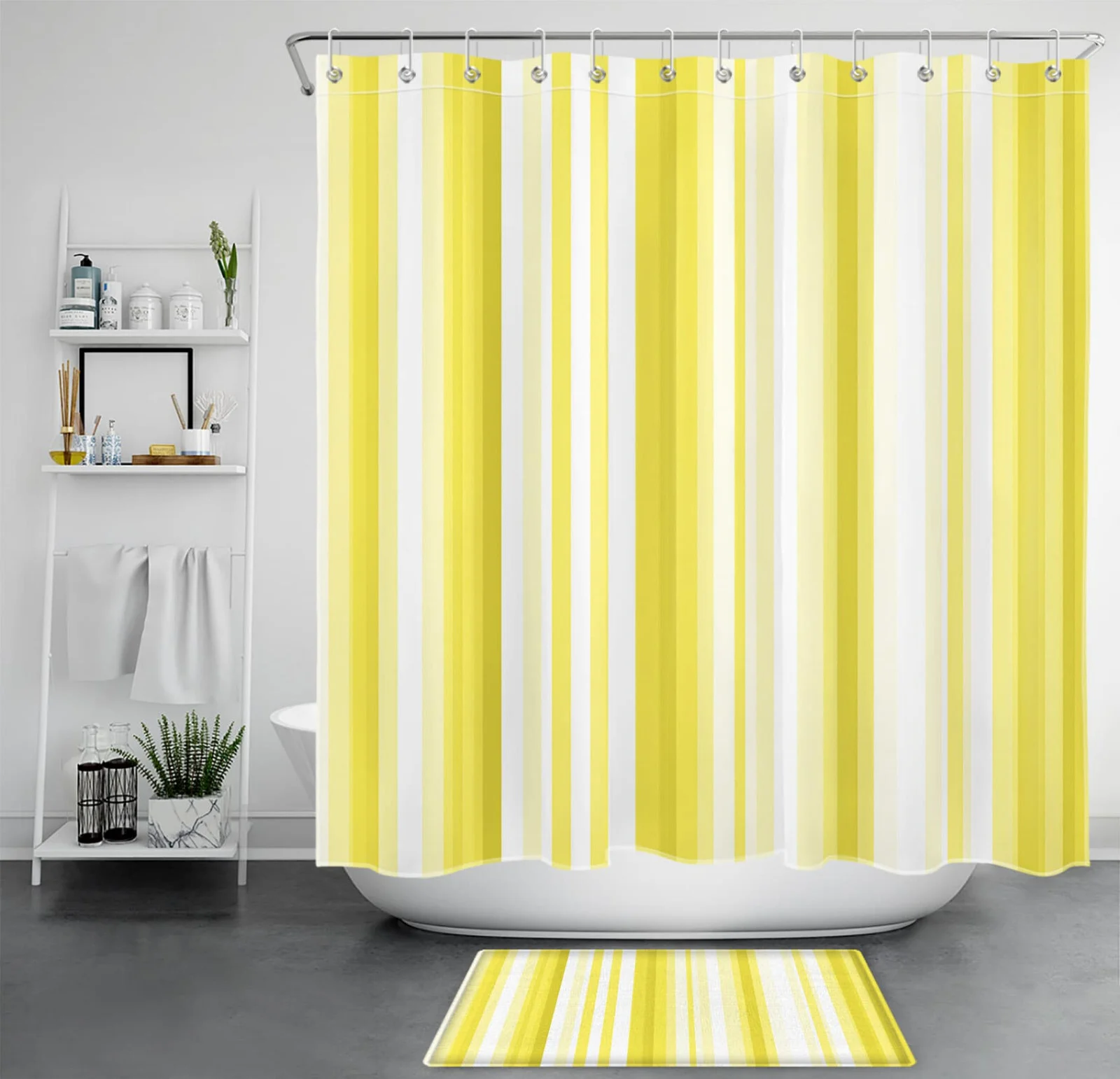 Minimalist Modern Purple Vertical Stripes Shower Curtain Minimalist Modern Purple Vertical Stripes Shower Curtain